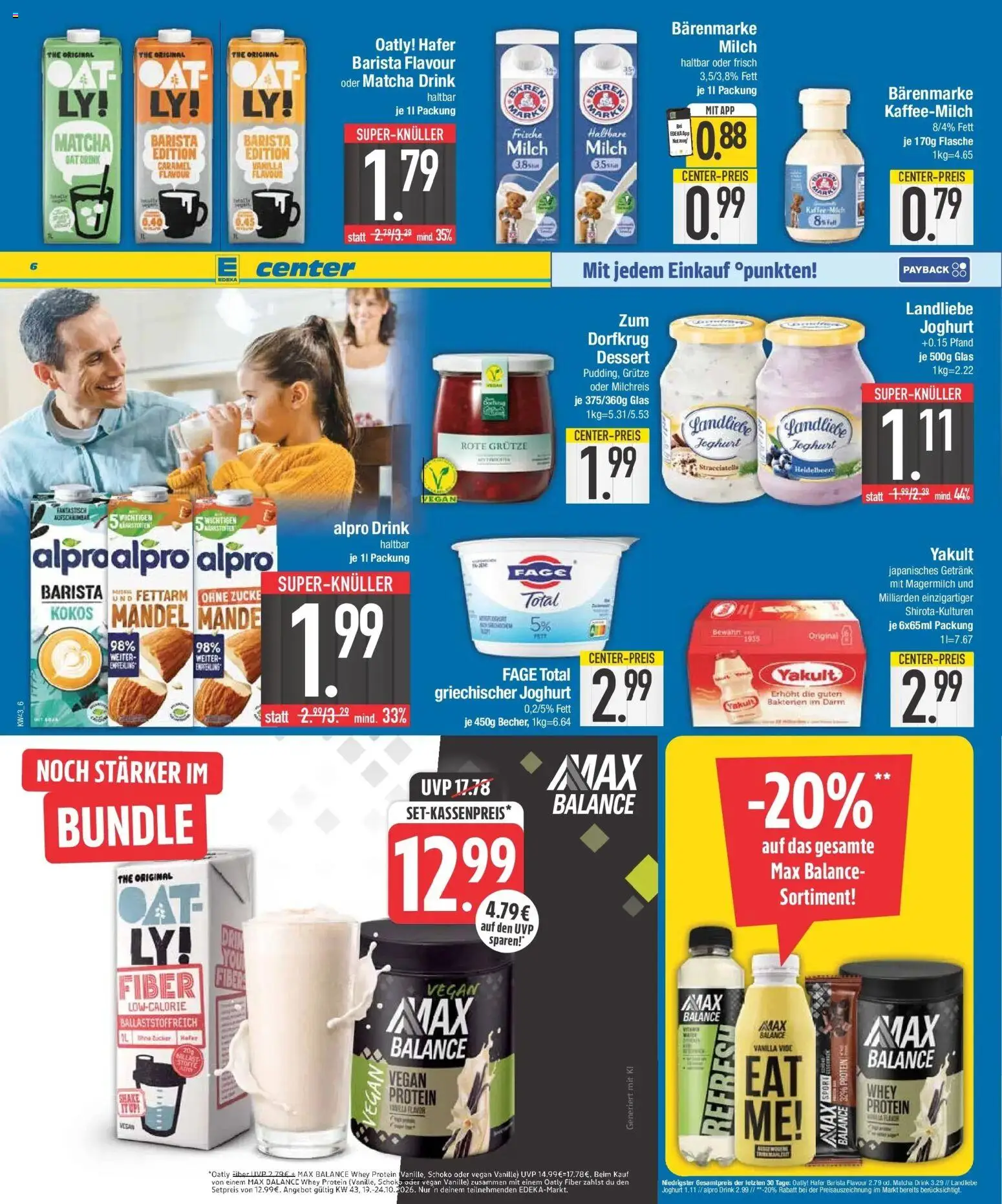 Edeka Prospekt Kolbermoor (ab 19.10.2026) » Angebote Online | Seite: 6 | Produkte: Joghurt, Vanille, Alpro, Oatly