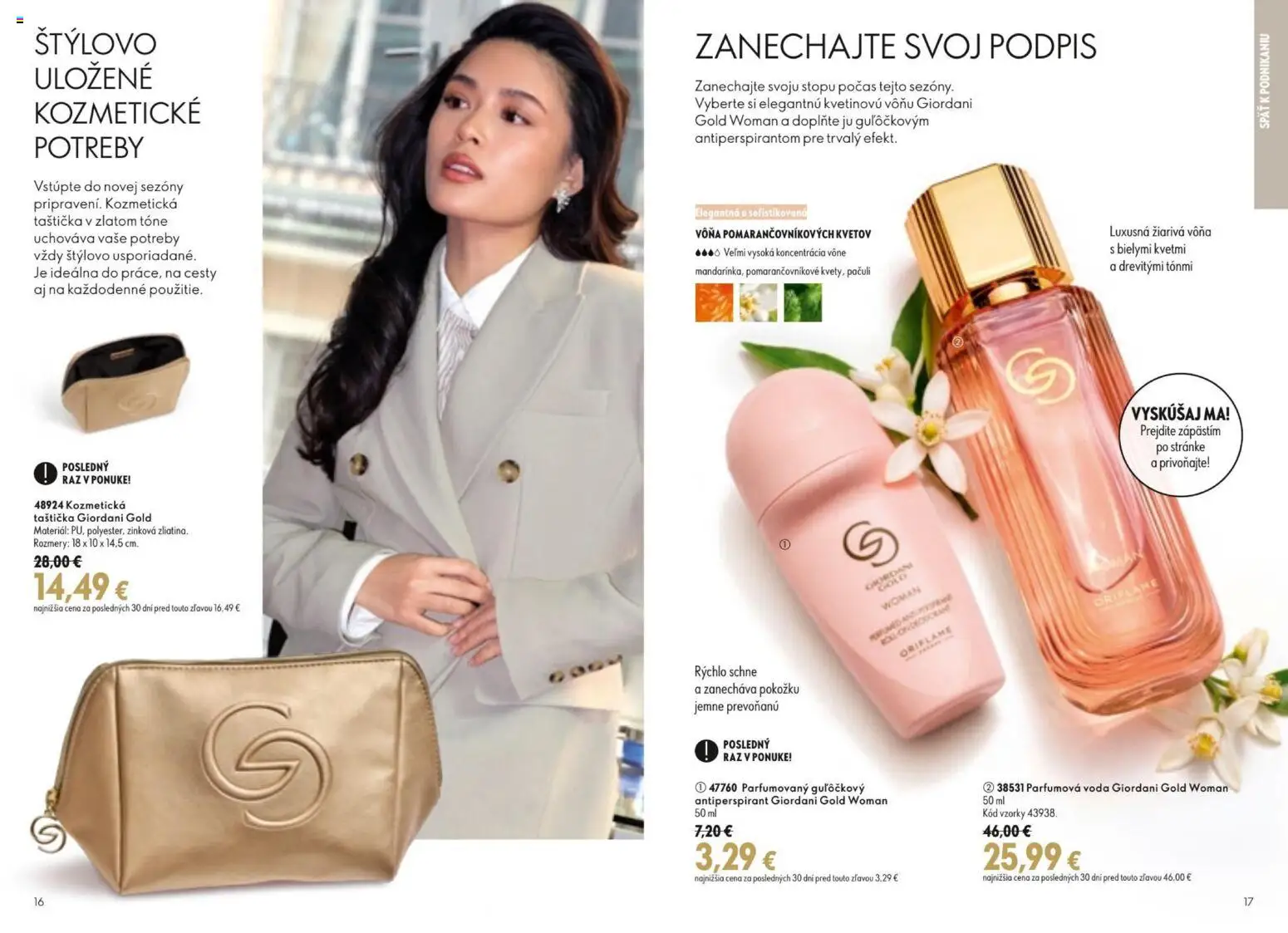 Nové Oriflame akcie – leták je platný od 19.08.2026 | Strana: 9 | Produkty: Antiperspirant, Voda