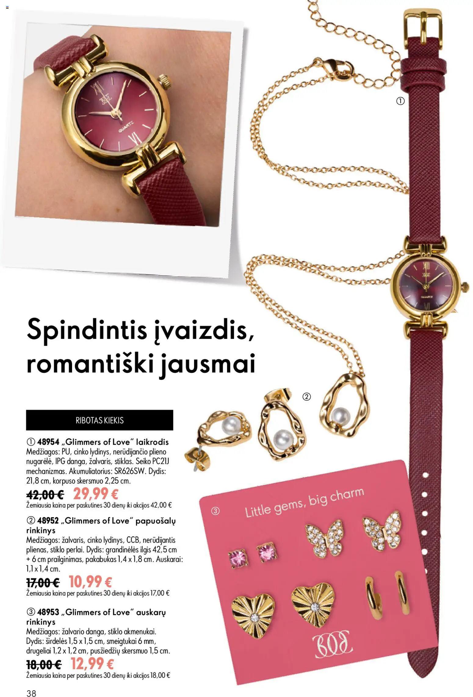 Oriflame akcijos nuo 24.06.2026 | Puslapis: 38 | Prekių: Laikrodis, Akumuliatorius