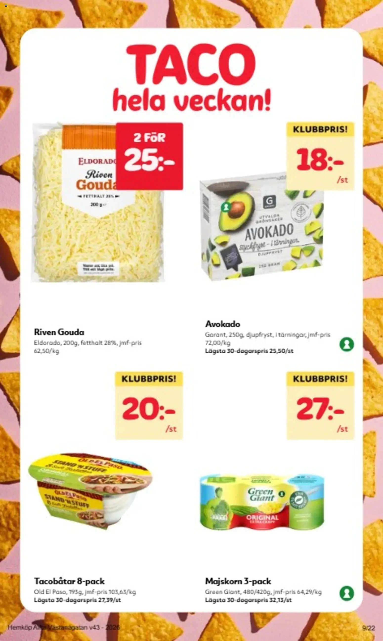 Hemköp reklamblad aktuell från 19/10/2026 | Sida: 9