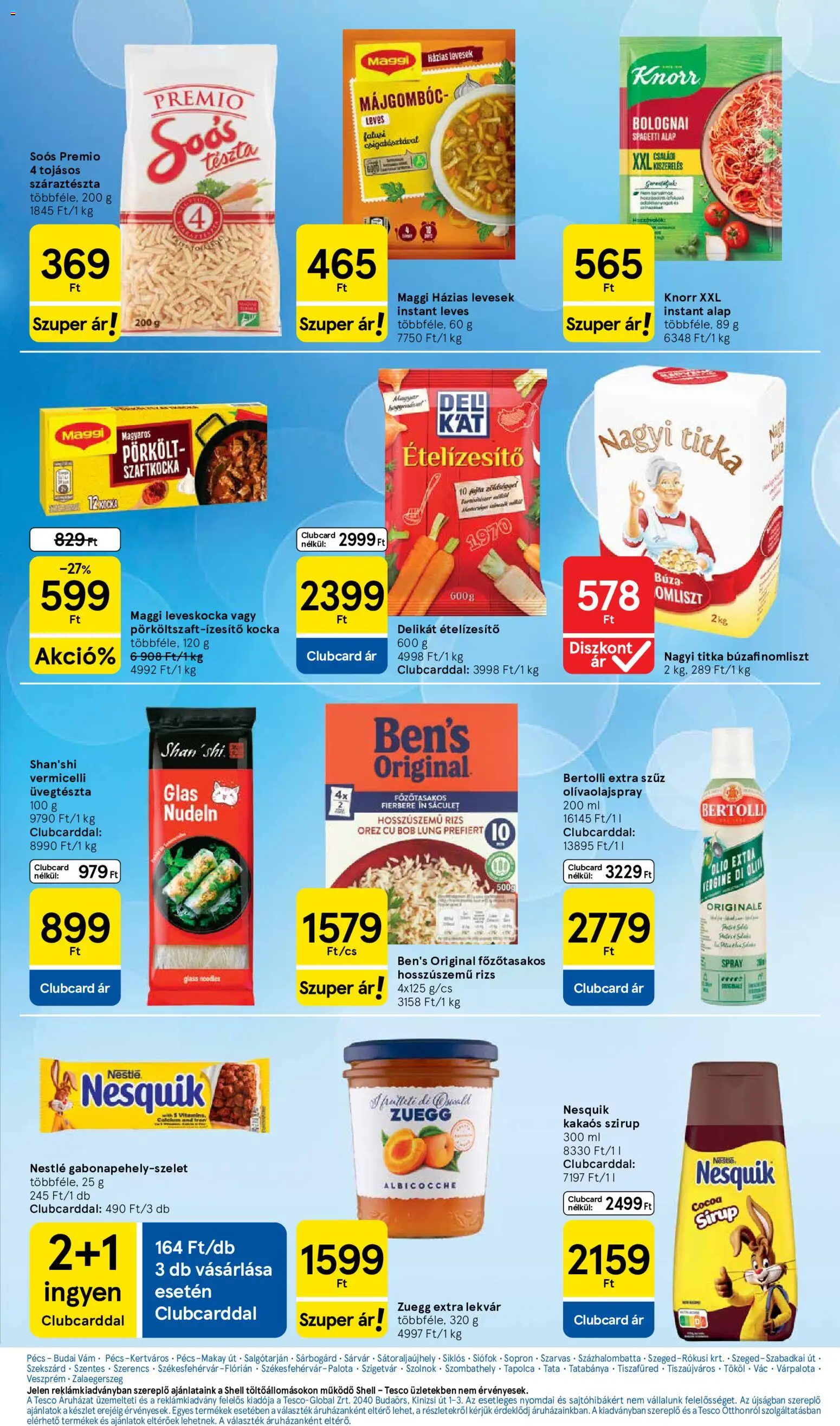 Tesco akciós ujság - amely érvényes a következő dátumtól: 2026.07.16. | Oldal: 21 | Termékek: Spagetti, Lekvár, Rizs, Búzafinomliszt