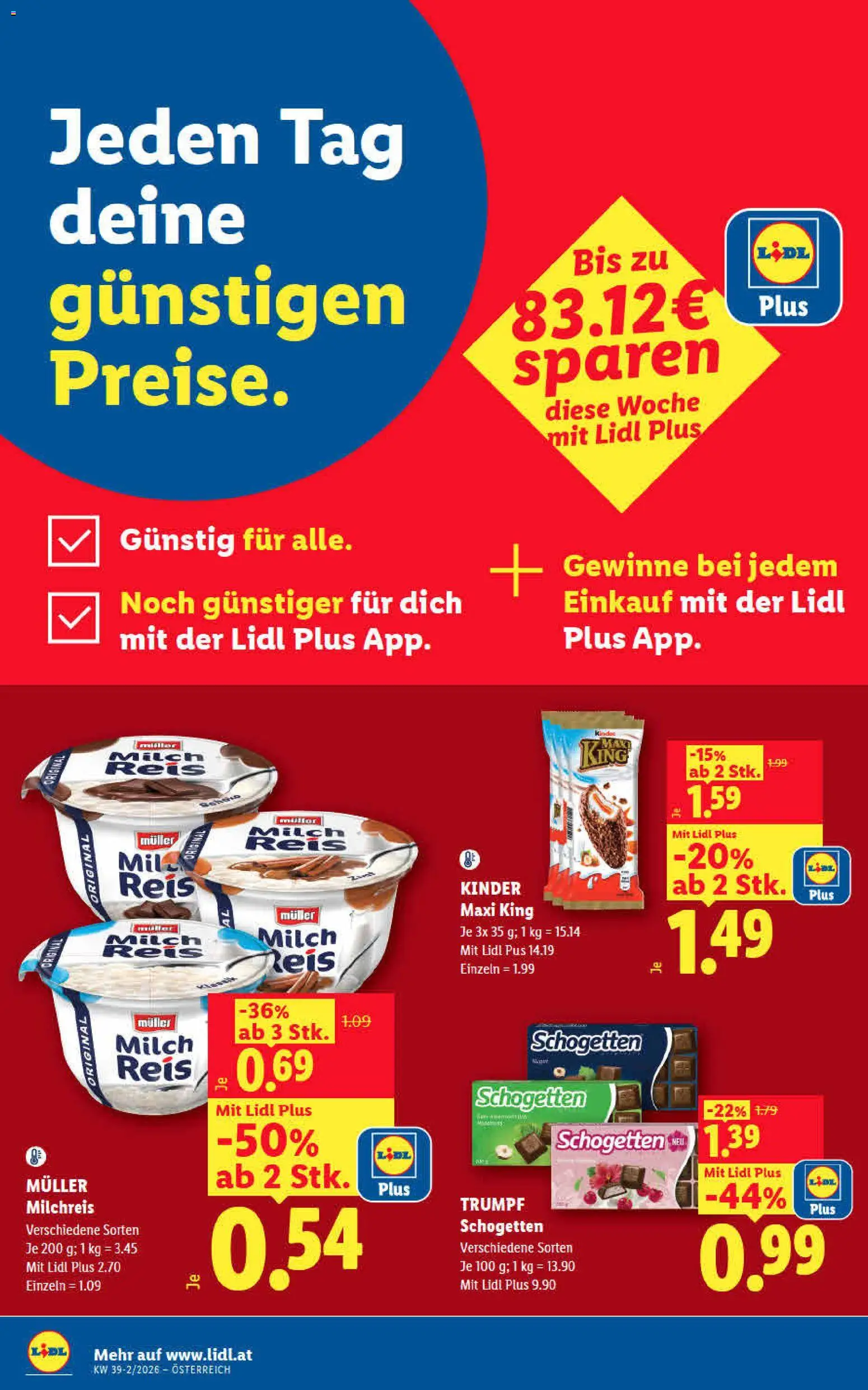 Lidl - Flugblatt gültig ab 24.09.2026 | Seite: 14 | Produkte: Milch, Reis