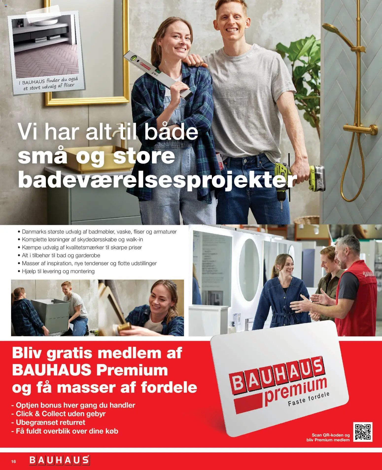 Bauhaus tilbudsavis – gyldig fra 08/10/2026 | Side: 16 | Produkter: Garderobe, Bad