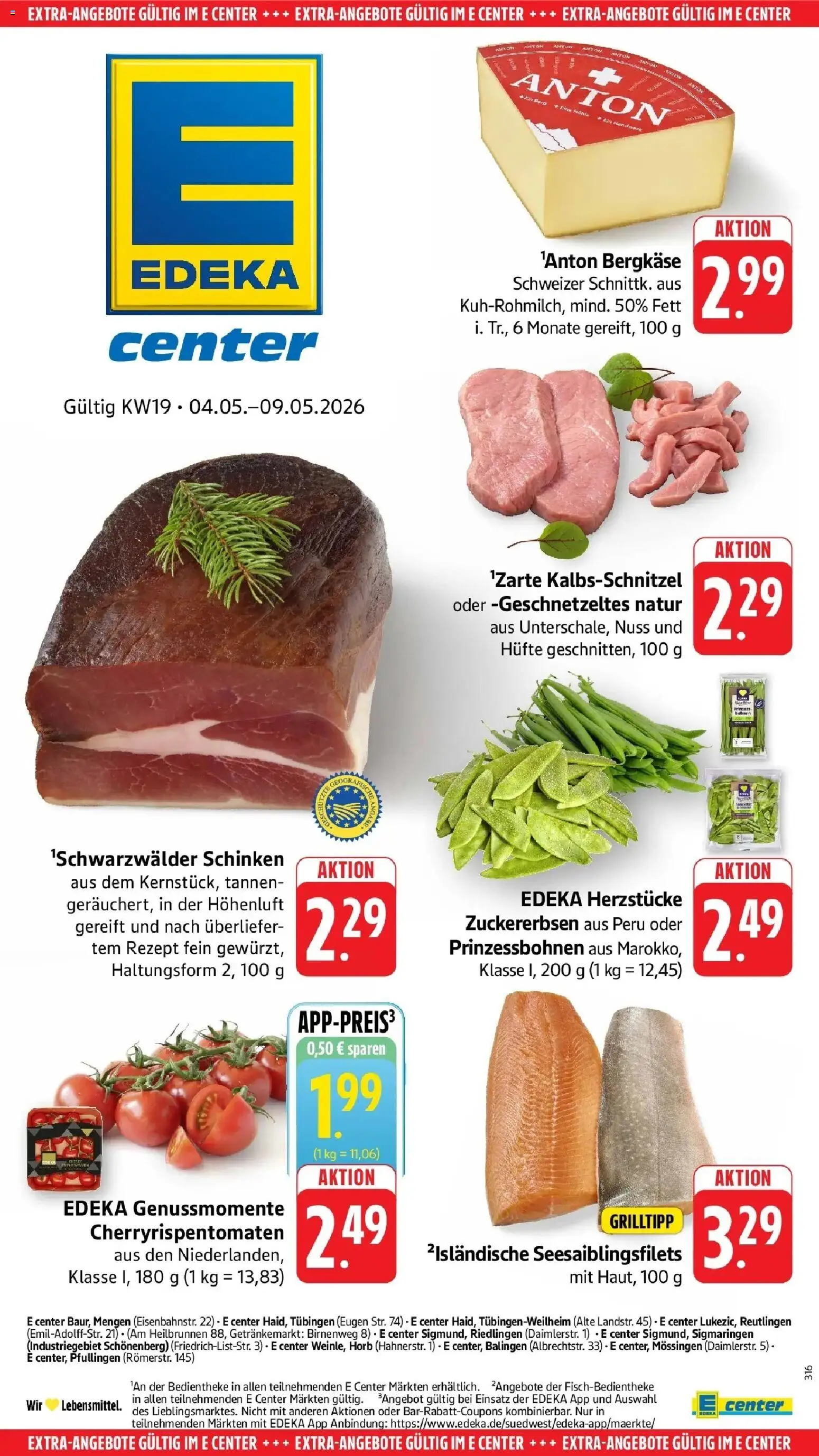 Edeka prospekt Mengen	 – gültig ab 04.05.2026 | Seite: 55 | Produkte: Schinken