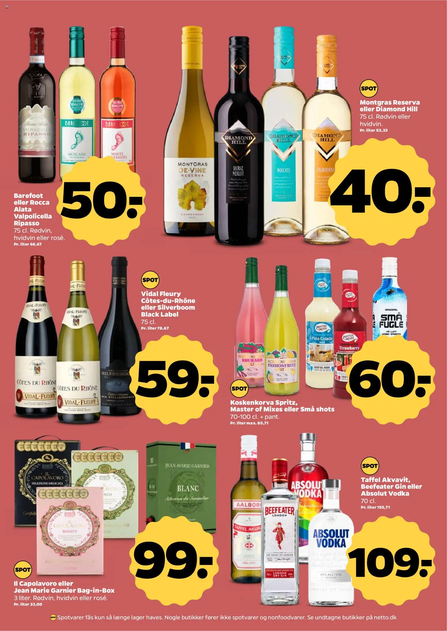 Netto tilbudsavis – gyldig fra 08/08/2026 | Side: 23 | Produkter: Gin, Vodka