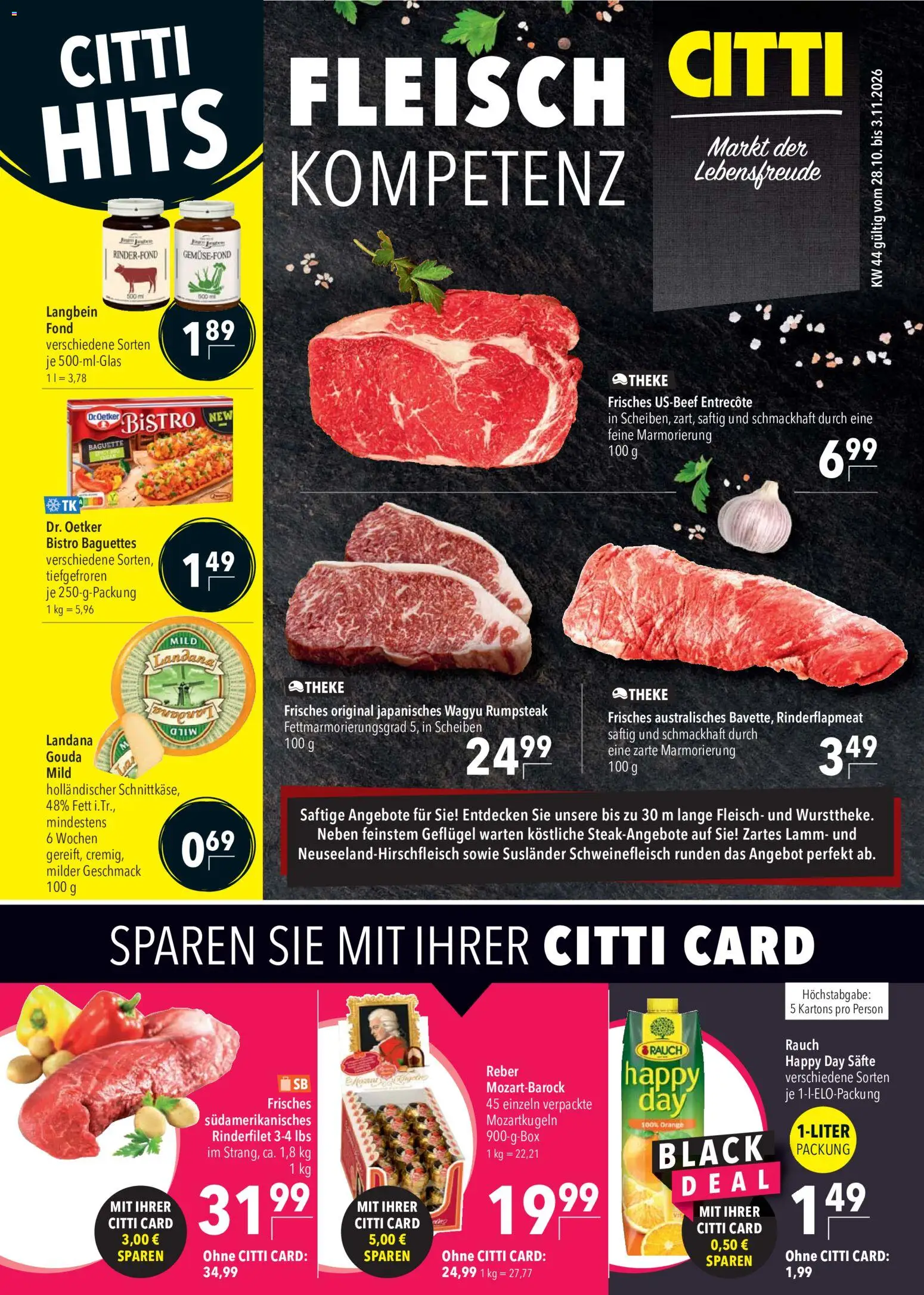 CITTI Markt Prospekt – gültig ab 28.10.2026 | Seite: 1