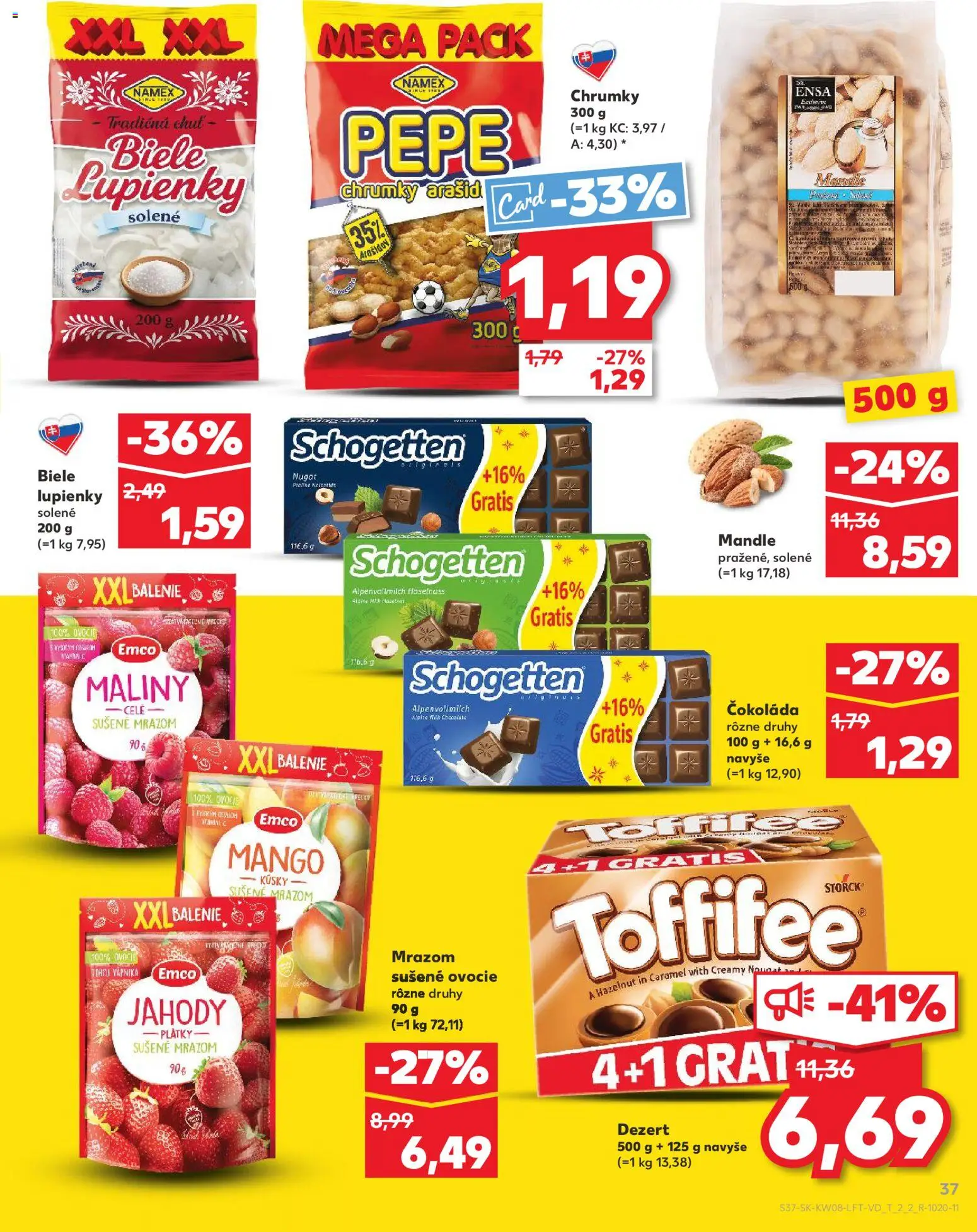 Kaufland SK akciós ujság - amely érvényes a következő dátumtól: 2026.02.19. | Oldal: 37 | Termékek: Mangó