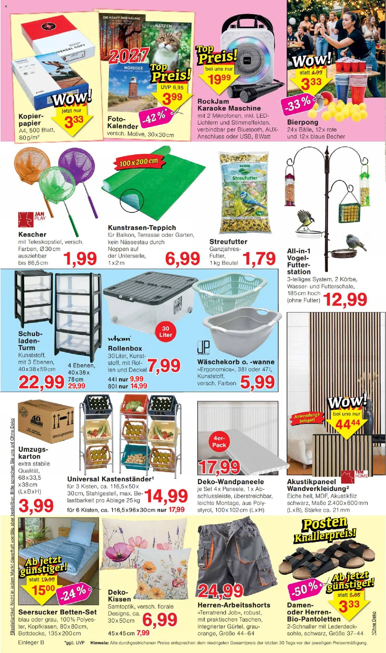 Wiglo Wunderland Prospekt – gültig ab 27.07.2026 | Seite: 6 | Produkte: Kissen, Bettenset, Wasser
