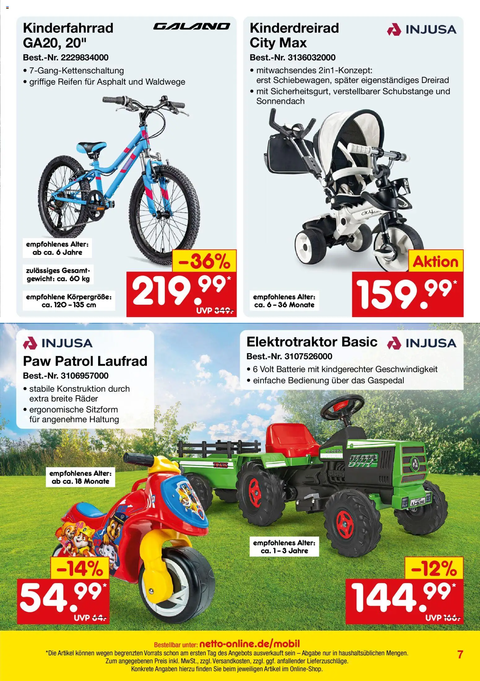 Netto Marken-Discount Online-Sonderangebote – gültig ab 01.08.2026 | Seite: 7 | Produkte: Gewicht, Batterie