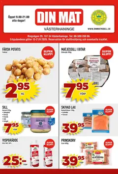 Din Mat erbjudanden - Förhandsvisning av reklamblad från butik Din Mat aktuell från 15.06.2026