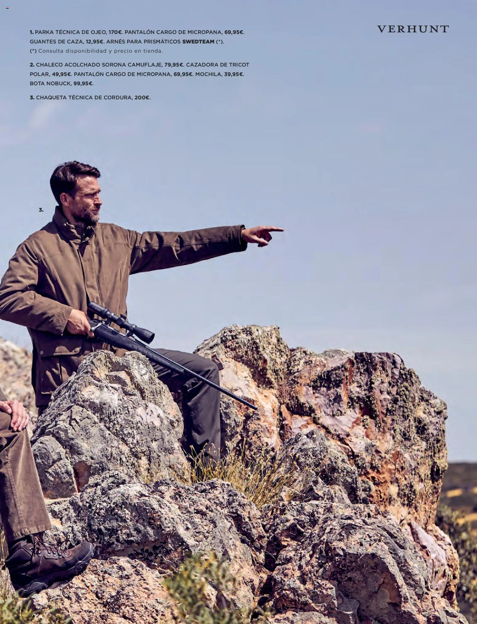 El Corte Inglés La Caza │ válido desde el 01/09/2026 | Página: 29 | Productos: Chaleco, Chaqueta, Guantes