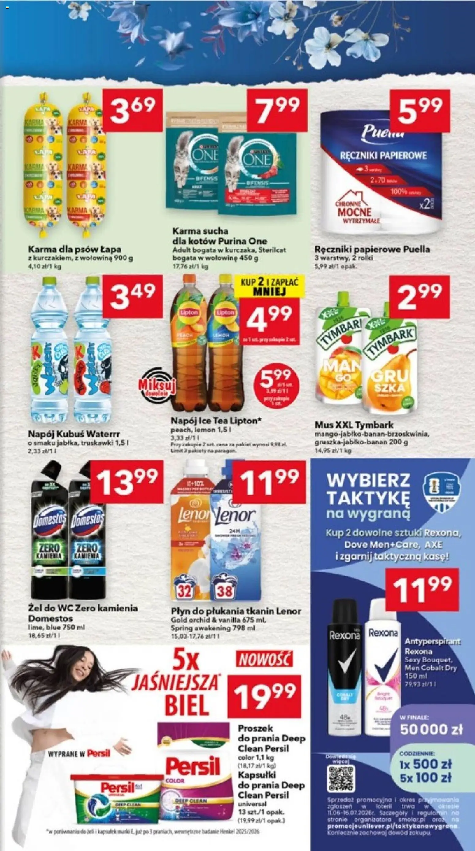 Lewiatan gazetka - Lublin od 18.06.2026 | Strona: 7 | Produkty: Domestos, Truskawki, Antyperspirant, Karma dla psów