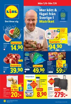 Lidl erbjudanden - Förhandsvisning av reklamblad från butik Lidl aktuell från 01.06.2026