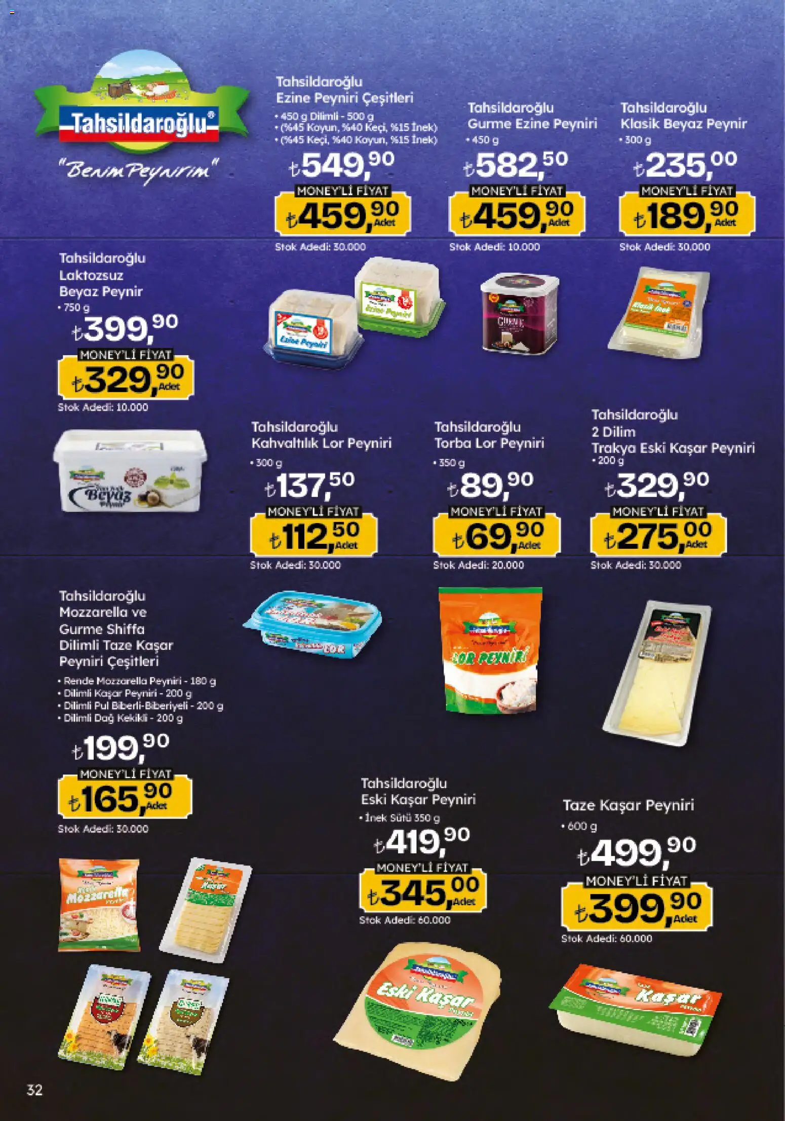 Migros Katalog - Migroskop - 09 Temmuz 2026 tarihinden itibaren geçerlidir | Sayfa: 32 | Ürünler: Peynir, Rende