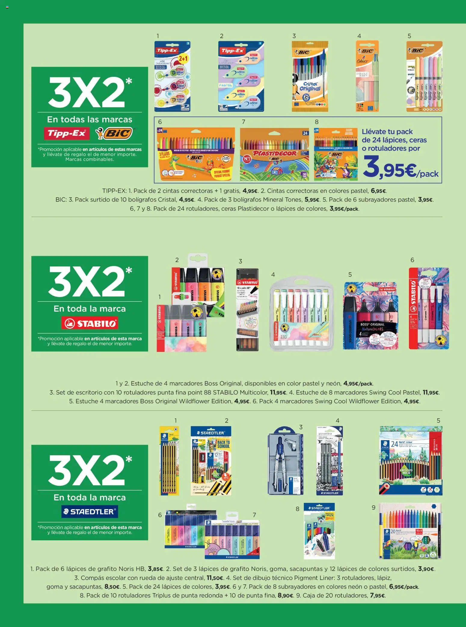 El Corte Inglés Vuelta al cole │ válido desde el 17/08/2026 | Página: 6 | Productos: Sacapuntas, Caja