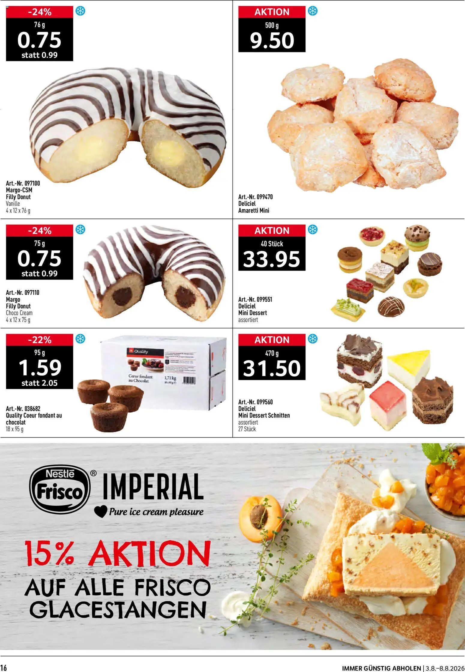 Prodega aktionen – gültig ab 03.08.2026 | Seite: 16 | Produkte: Vanille