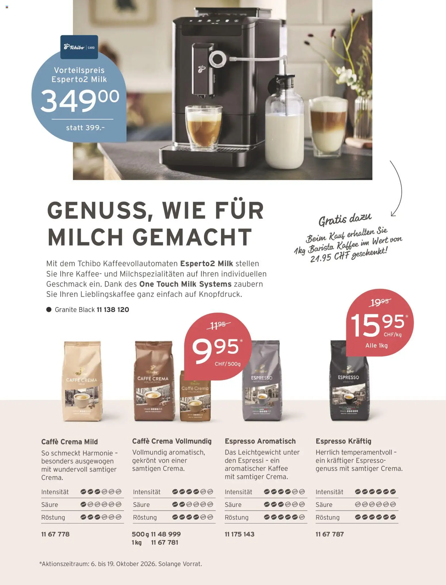 Tchibo aktionen Run club – gültig ab 01.10.2026 | Seite: 162 | Produkte: Milch, Kaffee