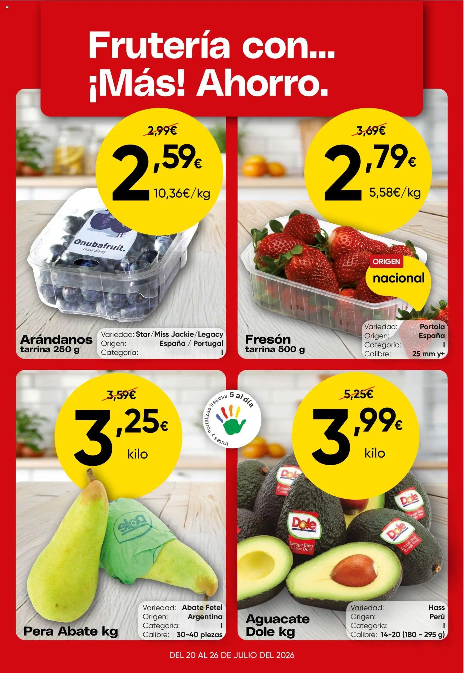 Froiz Oferta semanal │ válido desde el 20/07/2026 | Página: 1
