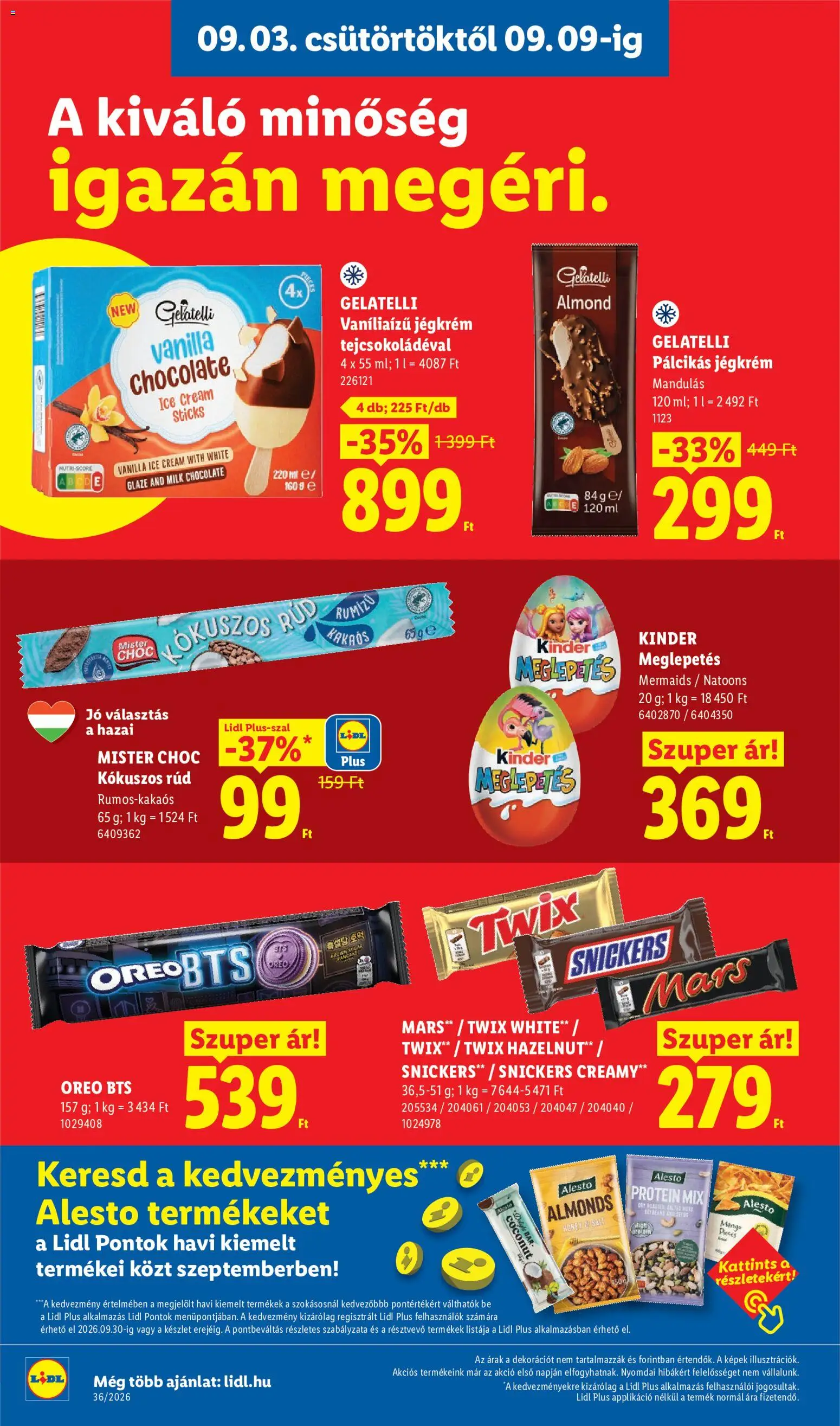 Lidl akciós ujság - amely érvényes a következő dátumtól: 2026.09.03. | Oldal: 10