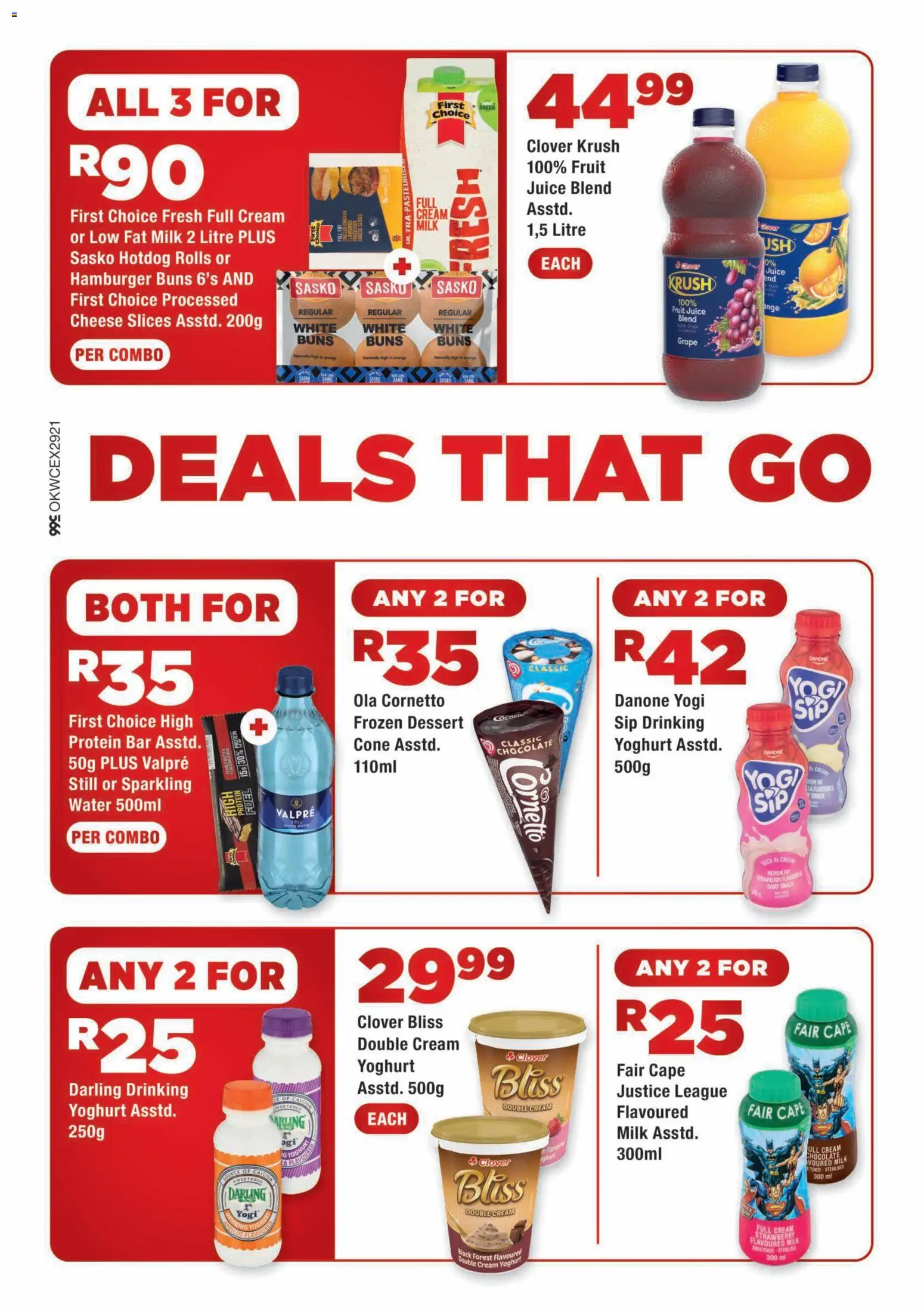 New OK Foods catalogue – valid from 05/10/2026 | Page: 2 | Products: Yoghurt, Cheese, Juice, Cream