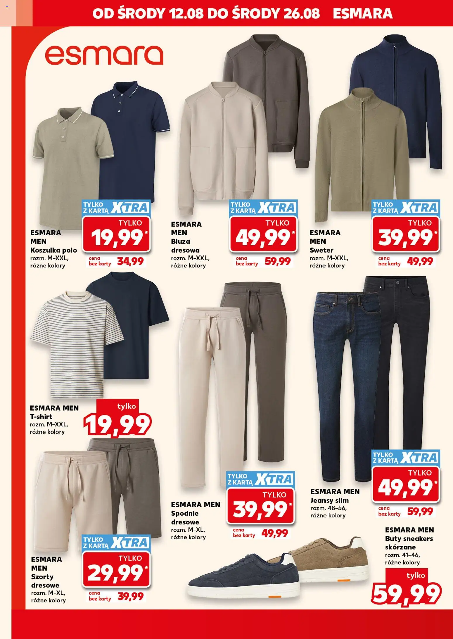 Kaufland gazetka - Złap Okazje od 12.08.2026 | Strona: 10 | Produkty: Szorty, Karta, Sweter, Buty