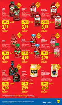 Pogląd oferty "KANIA Majonez klasyczny z żółtkami jaj od wolnego wybiegu, 400 ml" - ważna od 21.08.2026 | Strona: 7 | Produkty: Ketchup, Ketchup kotlin, Ketchup pudliszki, Majonez