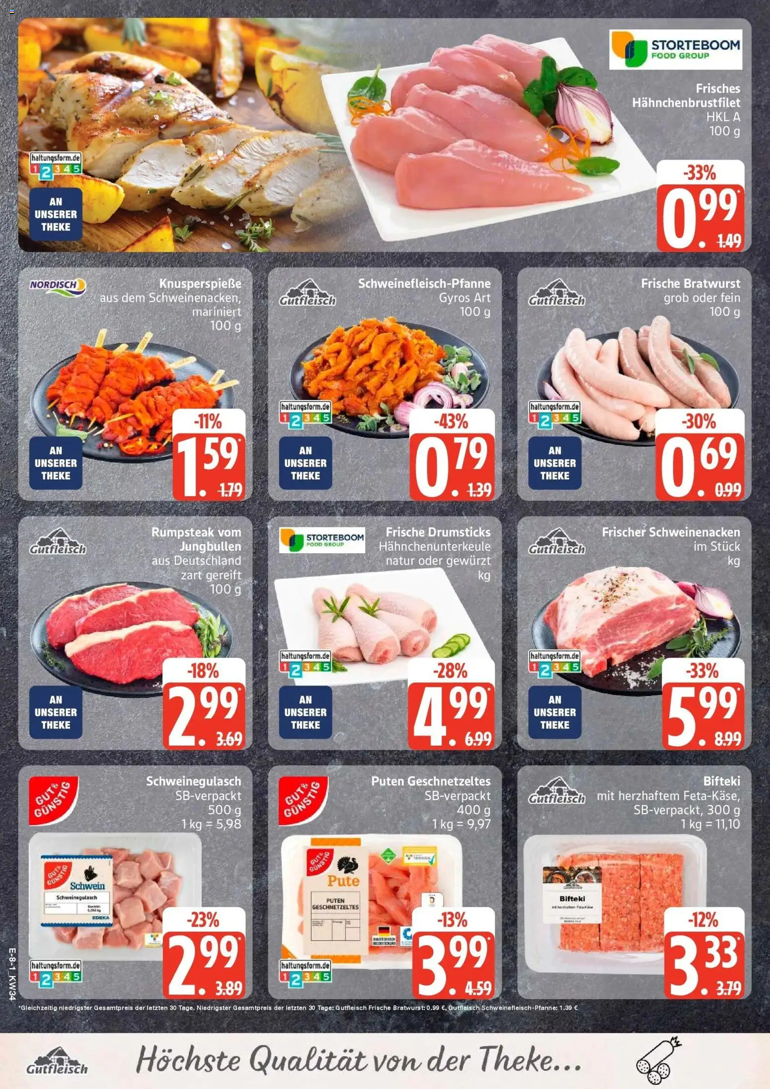 Marktkauf Prospekt Hamburg (ab 17.08.2026) » Angebote online | Seite: 10 | Produkte: Schweinegulasch, Pute, Theke, Gyros
