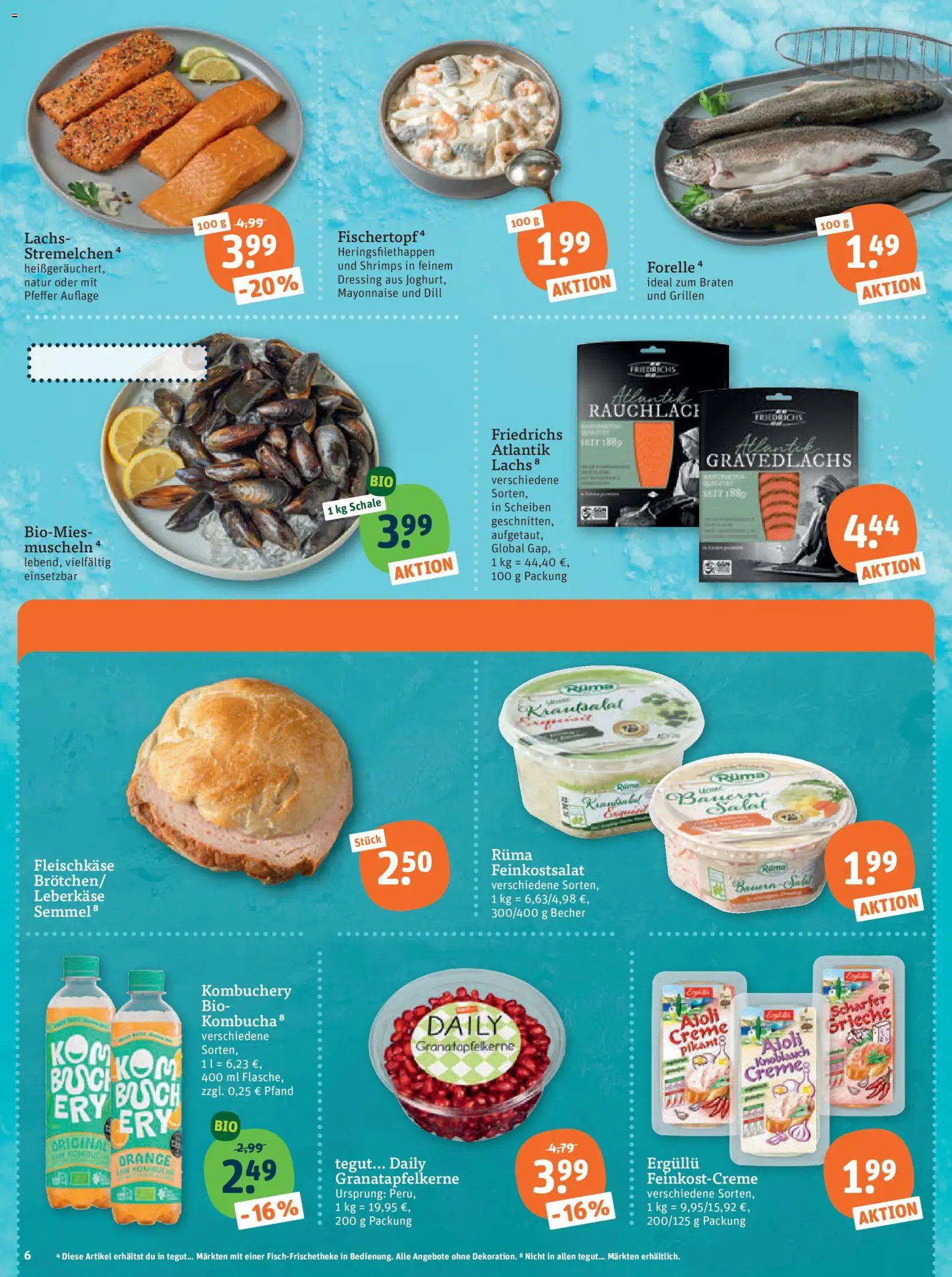 Tegut Prospekt – gültig ab 12.10.2026 | Seite: 8 | Produkte: Creme, Lachs, Pfeffer, Dill
