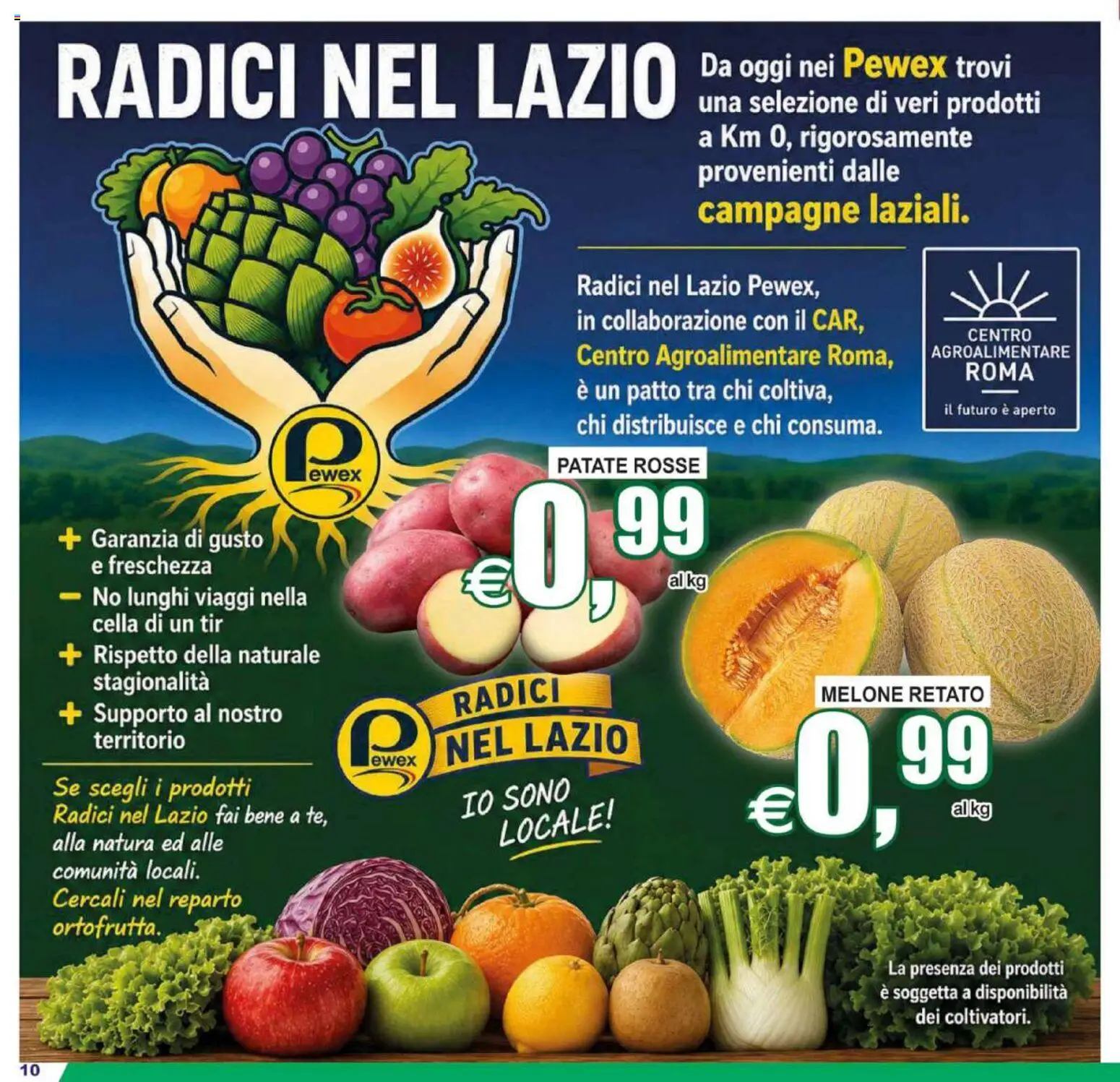 Volantino Pewex del 31/07/2026 | Pagina: 10 | Prodotti: Patate, Melone