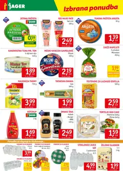 Jager katalog akcije – veljaven od 19.08.2026 | Stran: 9 | Izdelki: Omake, Želirni sladkor, Pašteta, Narezek