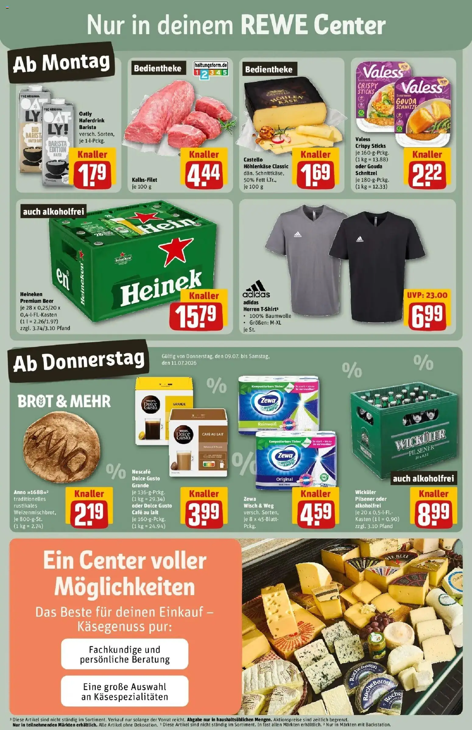 Rewe Prospekt Berlin / Gesundbrunnen – gültig ab 06.07.2026 | Seite: 3 | Produkte: Nescafe, Haferdrink, Heineken, Brot