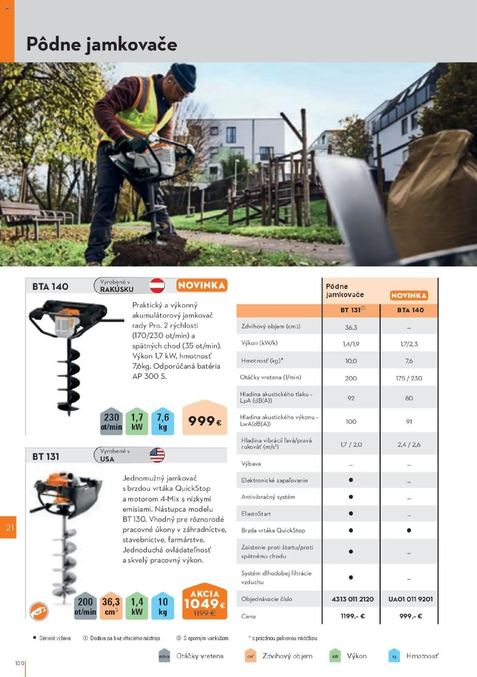 Nové STIHL akcie – leták je platný od 19.08.2026 | Strana: 130 | Produkty: Batéria
