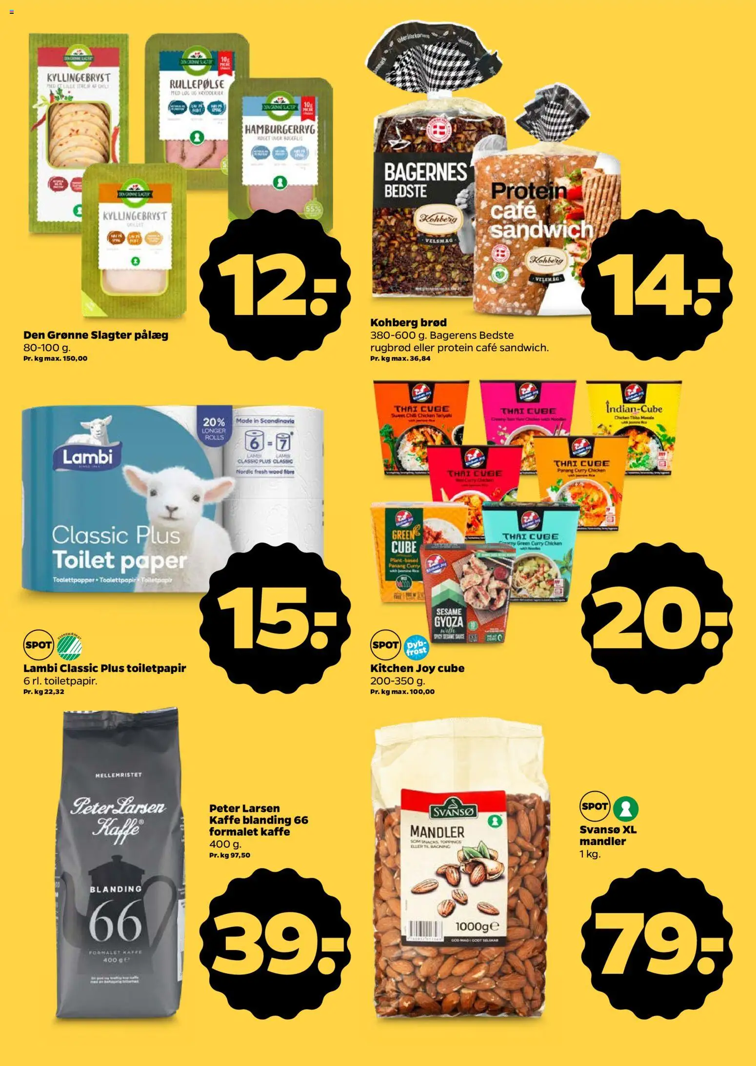 Netto tilbudsavis – gyldig fra 15/08/2026 | Side: 2 | Produkter: Kaffe, Mandler, Rugbrød, Søm