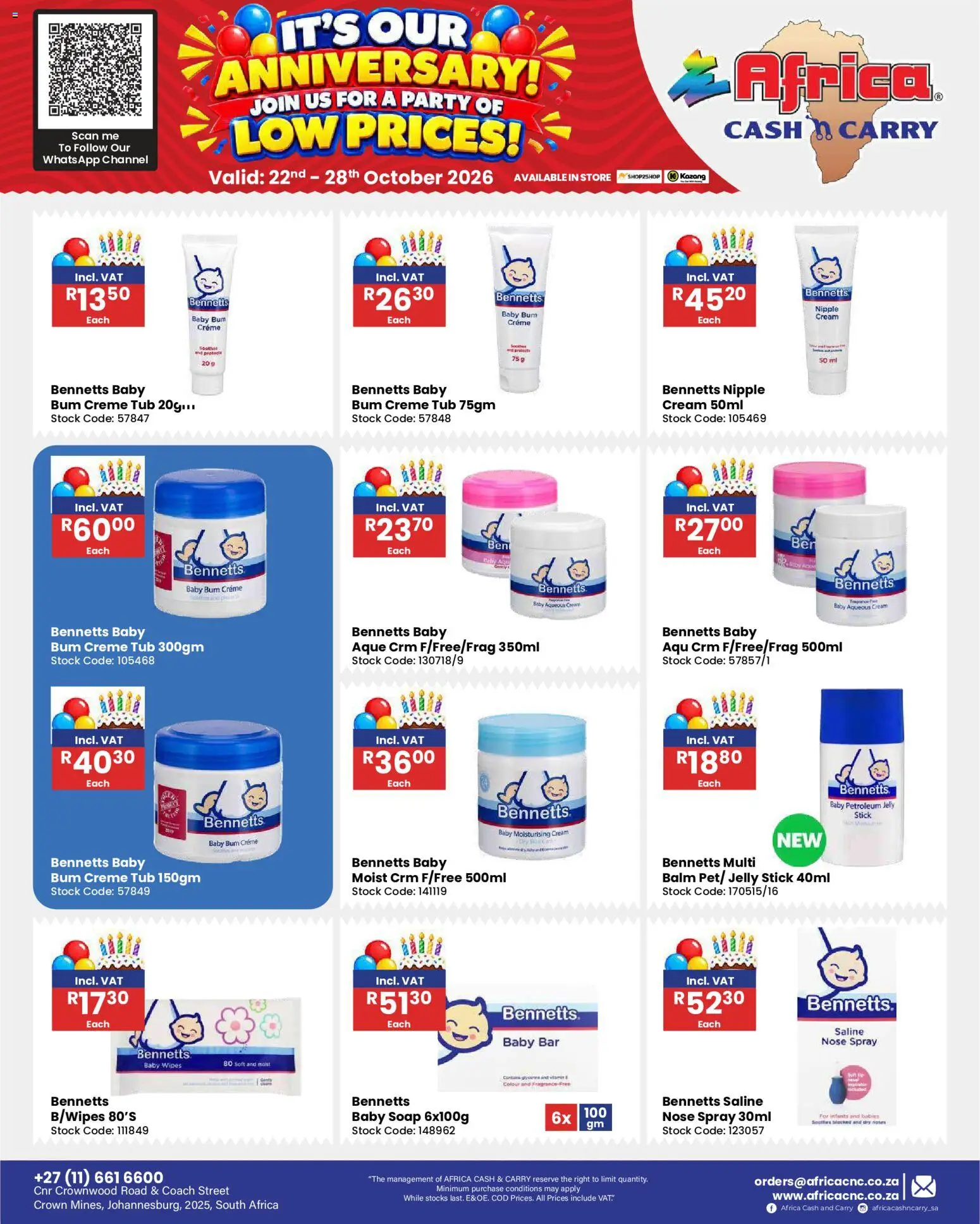 New Africa Cash & Carry catalogue – valid from 22/10/2026 | Page: 120