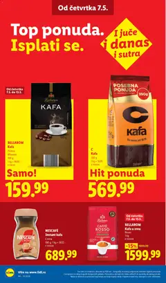 NESCAFÉ Instant kafa, Crema 190 g - pregled Lidl kataloga - važi od 07.05.2026 | Strana: 26