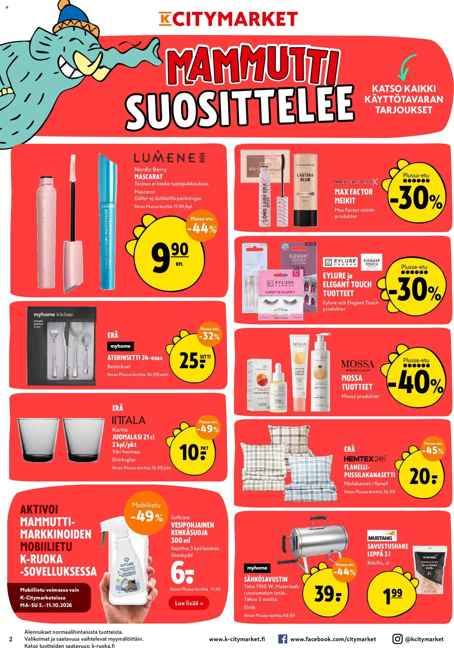 K-Citymarket tarjoukset – voimassa 08/10/2026 alkaen | Sivu: 2