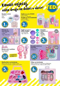 TEDi Katalog - Pregled kataloga iz trgovine TEDi, vrijedi od 21.08.2026 | Stranica: 16 | Proizvodi: Barbie, Ventilator, Sjajilo za usne, Ruza