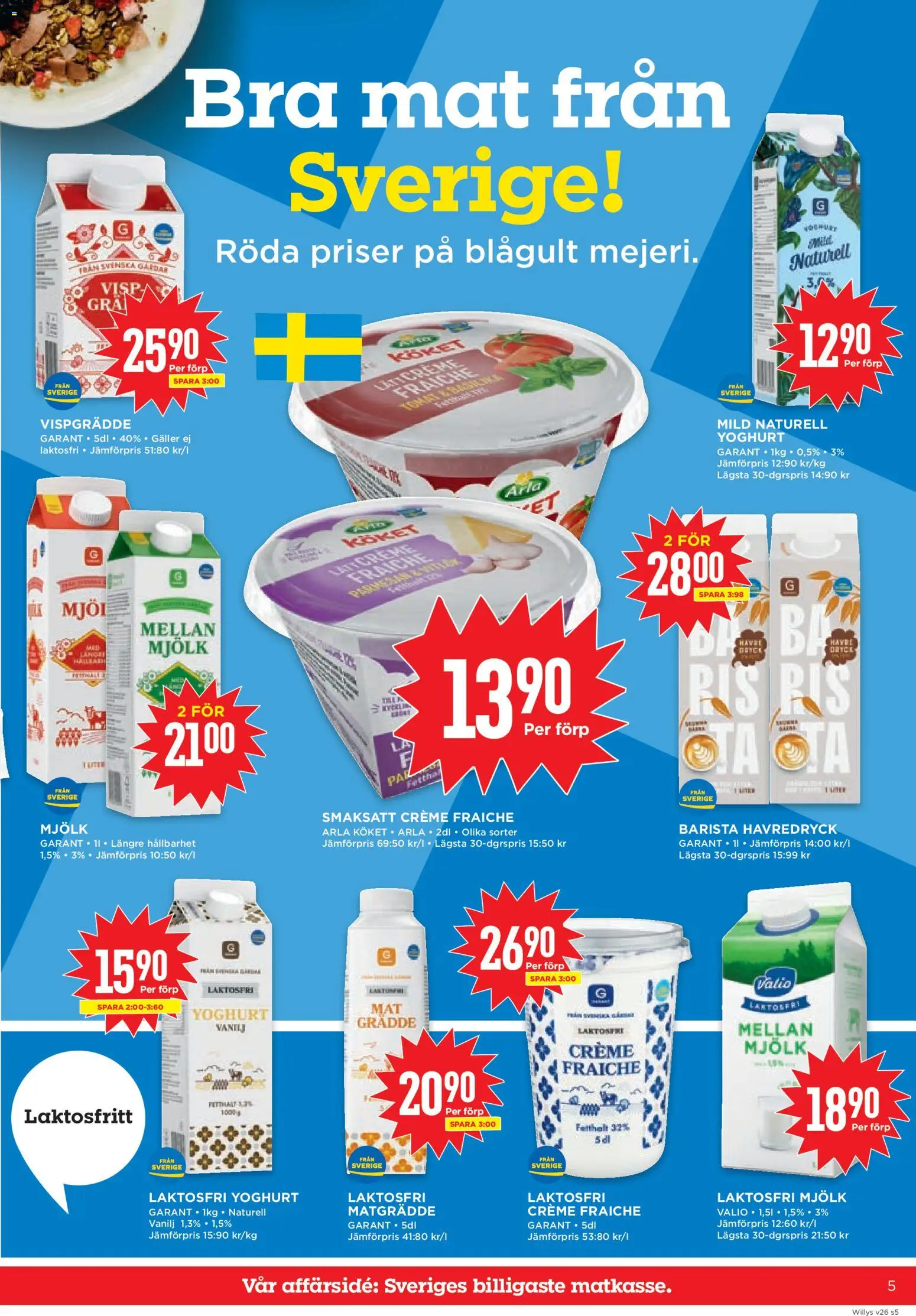 Willys reklamblad aktuell från 22/06/2026 | Sida: 5