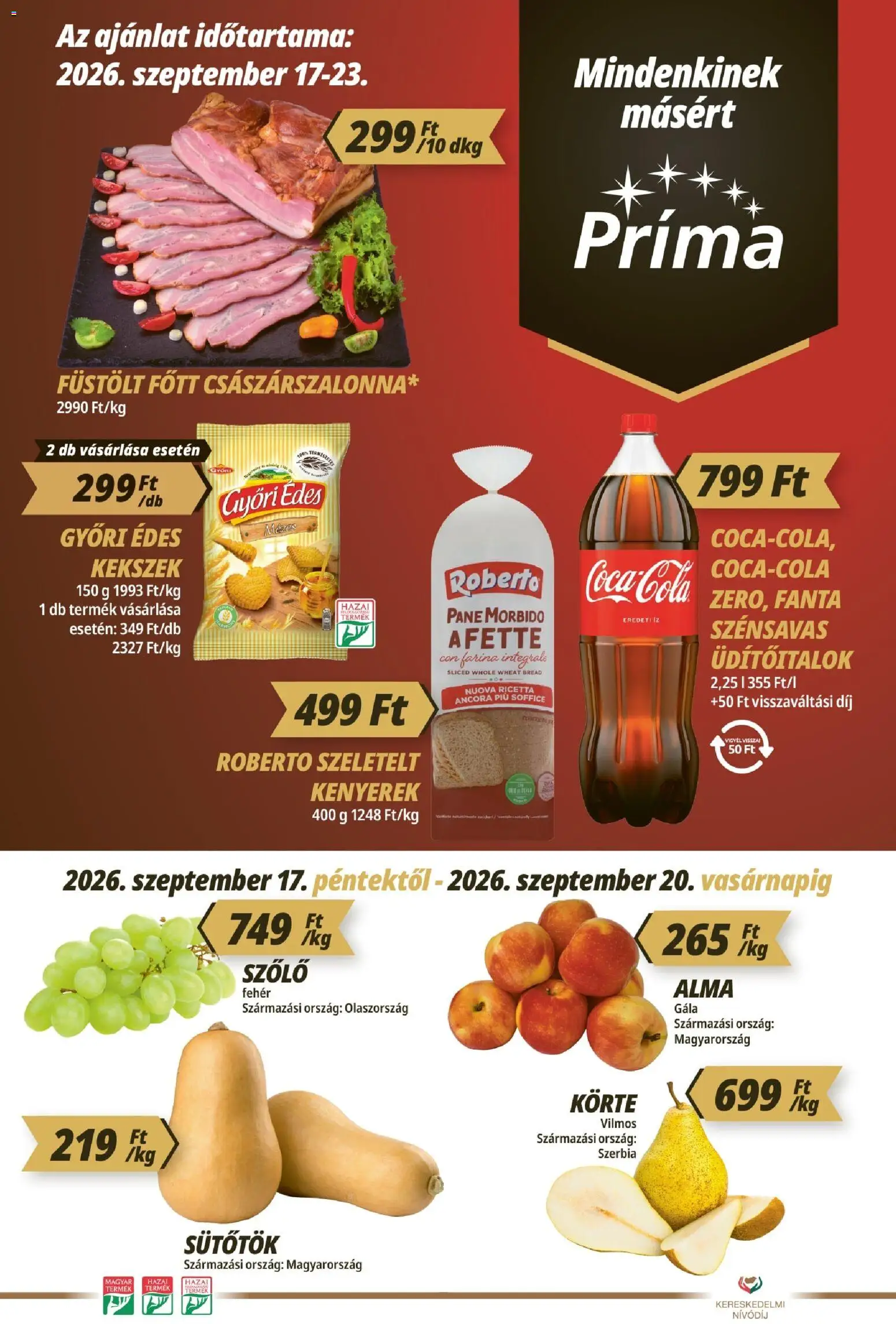 Cba Prima This Week Akciók és Kedvezmények