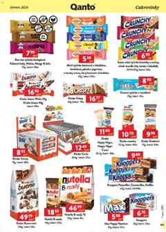 Náhled letáku Astur & Qanto leták - Velkoobchod 06/2026 od 01.06.2026 | Strana: 109 | Produkty: Knoppers, Mana, Kinder, Nutella