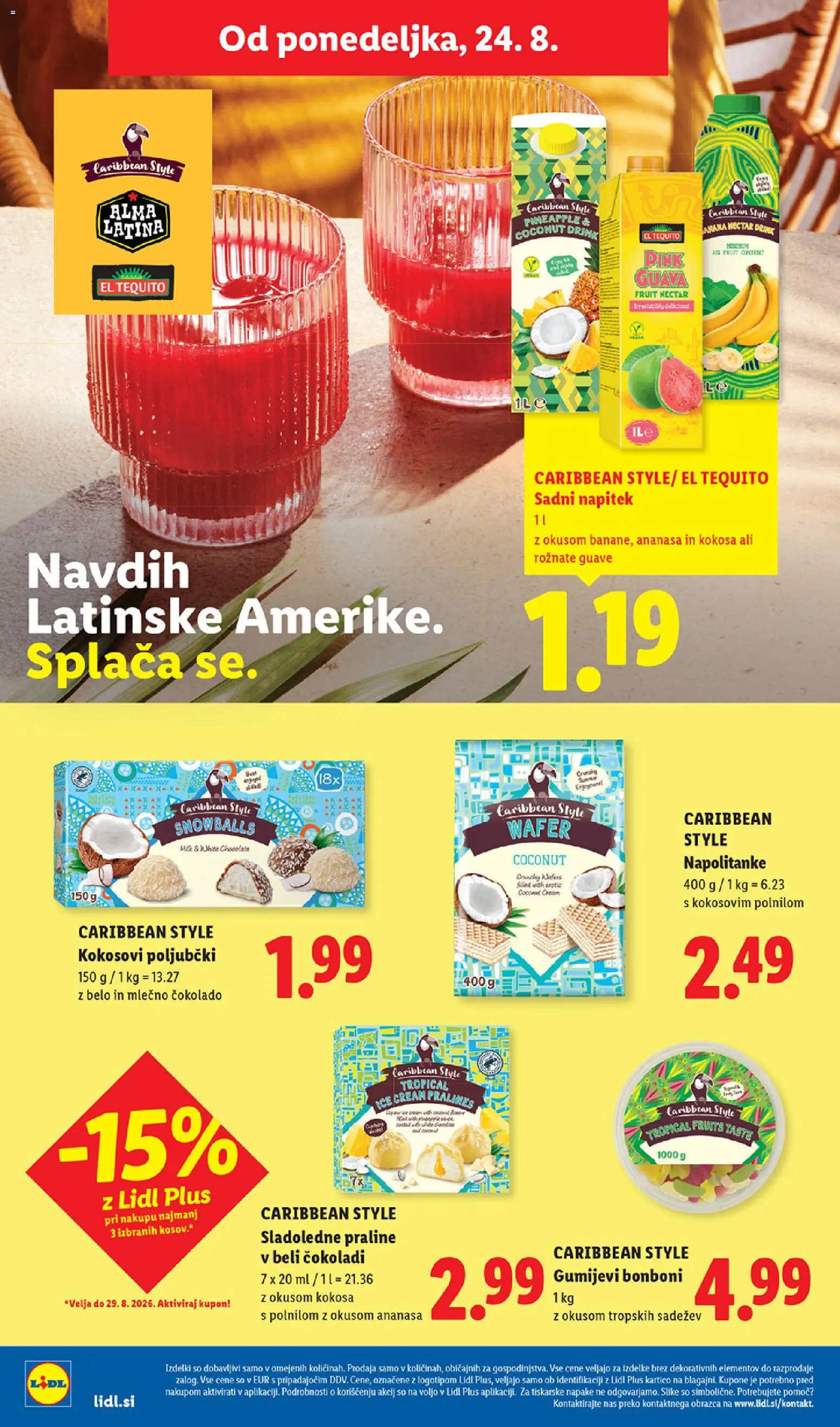 Novi Lidl katalog ponudbe – veljaven od 20.08.2026 | Stran: 48 | Izdelki: Napolitanke, Bonboni