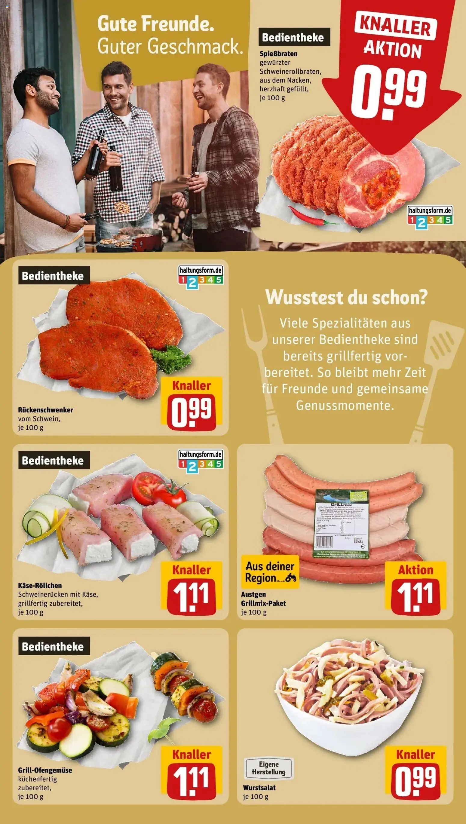REWE Prospekt ab 14.09.2026 zum Blättern » Angebote | Seite: 21 | Produkte: Spezialitäten, Schweinerucken