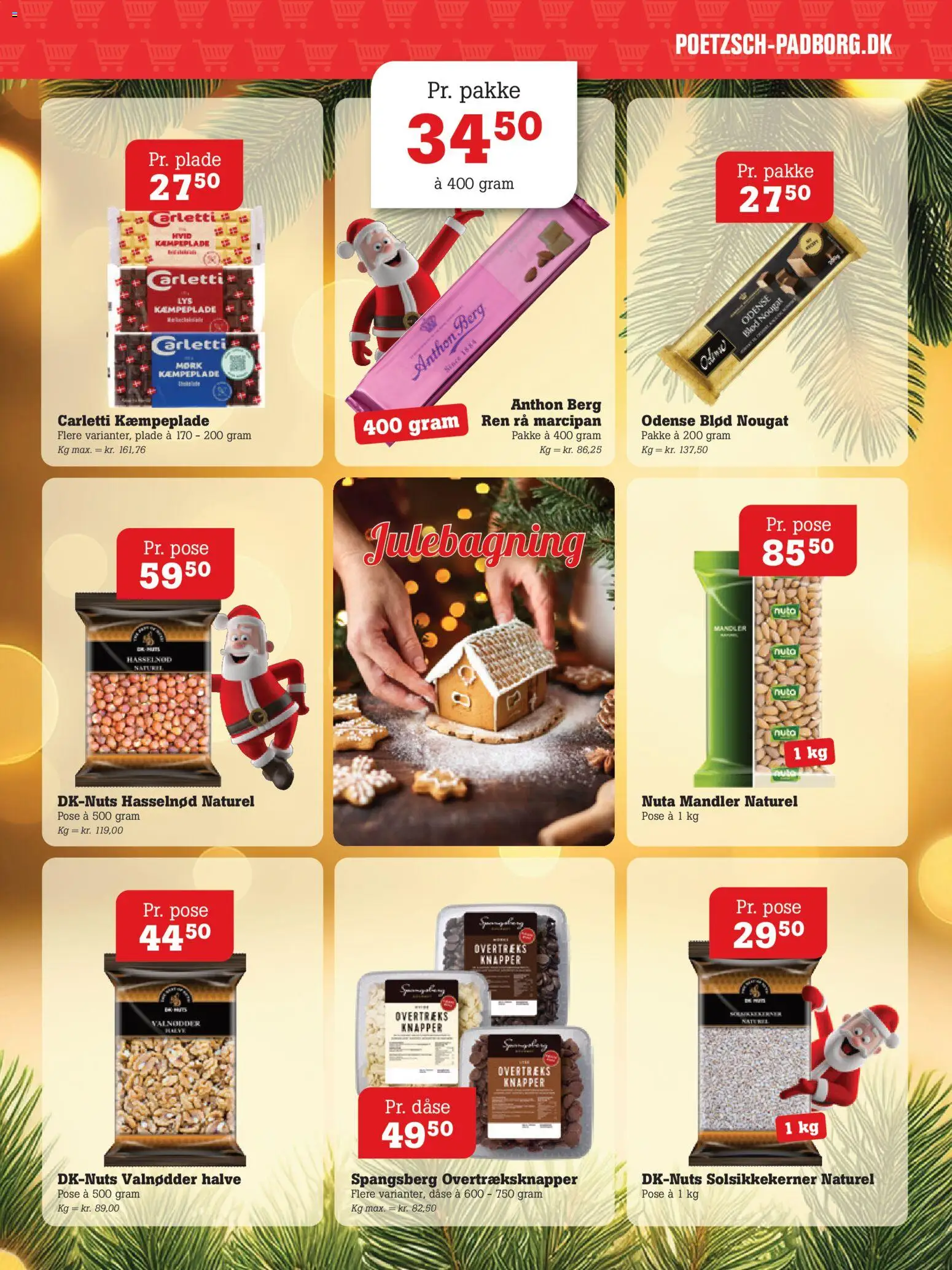 Poetzsch Padborg tilbudsavis – gyldig fra 29/10/2026 | Side: 8 | Produkter: Solsikkekerner, Valnødder, Marcipan, Nougat
