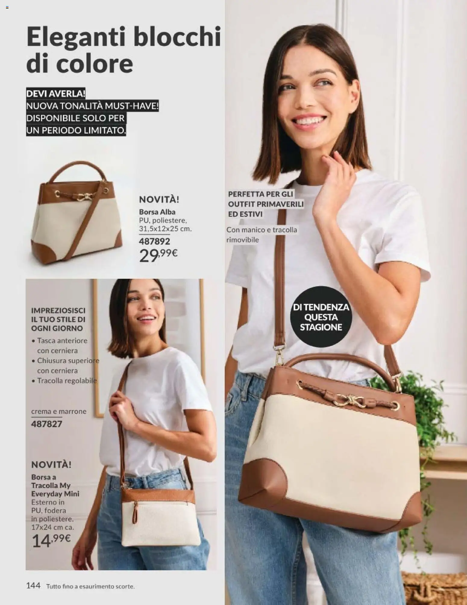 Volantino Avon del 01.05.2026 | Pagina: 144 | Prodotti: Crema, Borsa