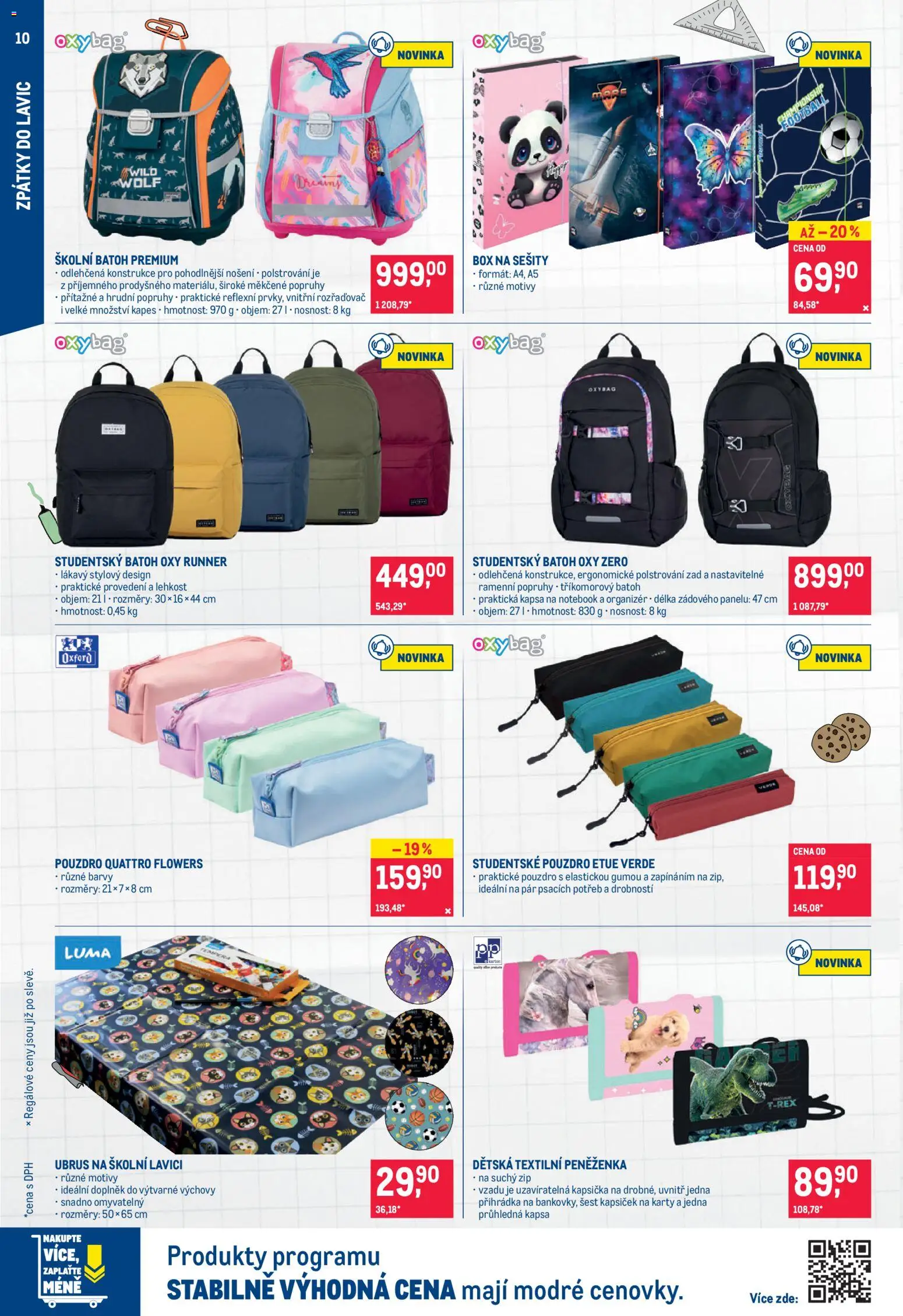 Makro leták - Nepotravinové zboží od 29.07.2026 | Strana: 10 | Produkty: Box, Batoh, Pouzdro, Karty