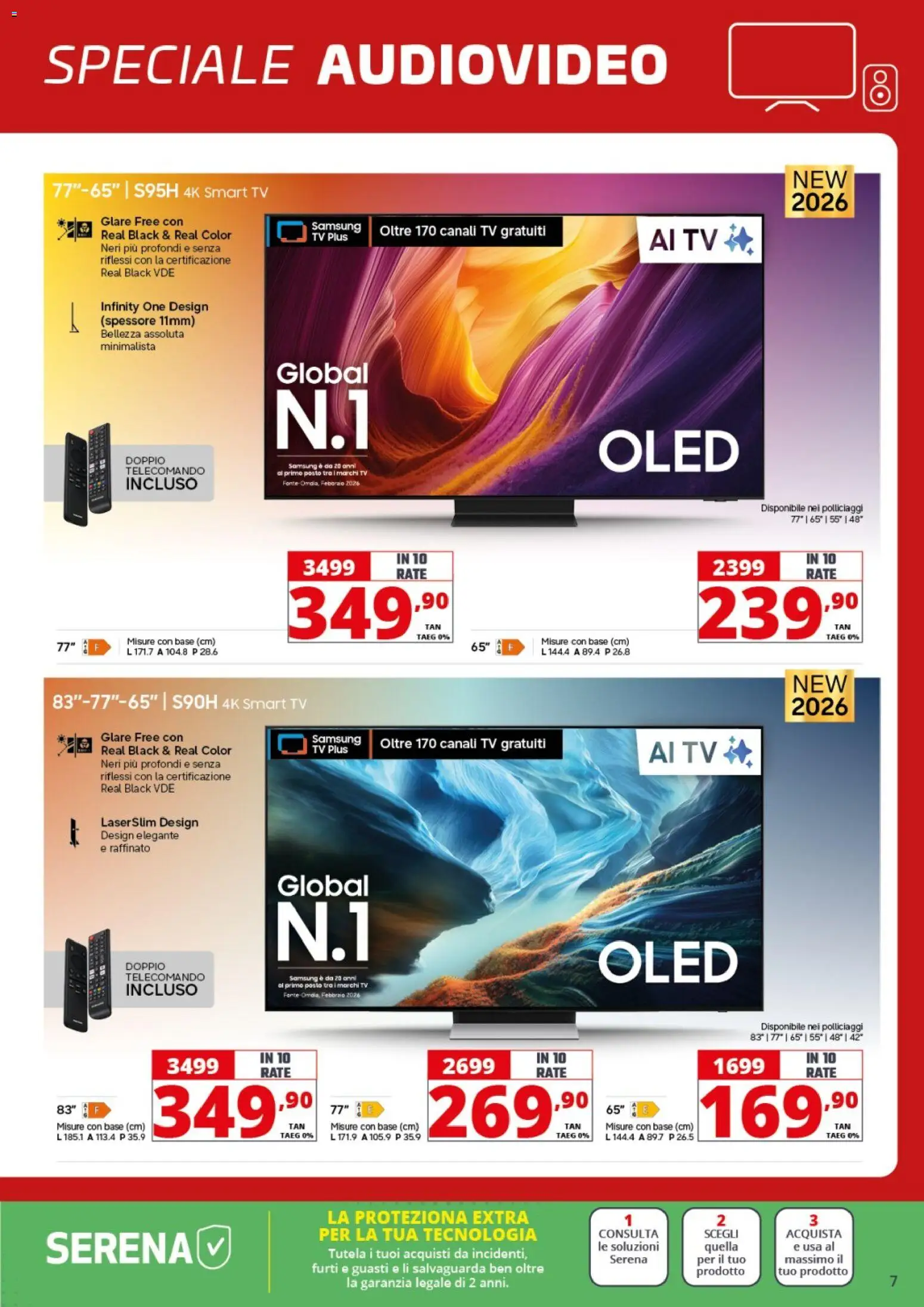 Volantino Comet del 09/10/2026 | Pagina: 7 | Prodotti: Telecomando, smart TV, TV, Samsung