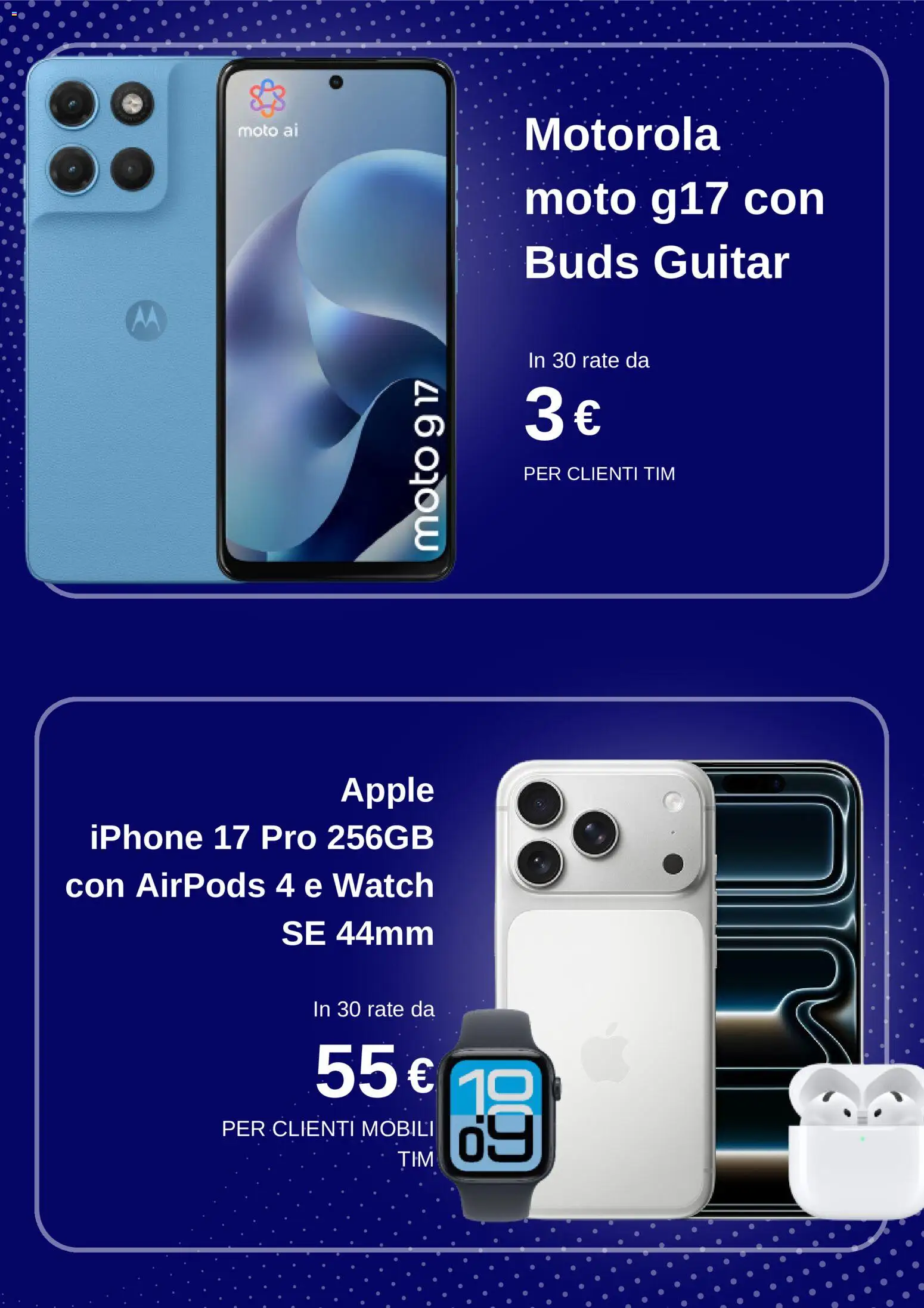 Volantino TIM del 18.05.2026 | Pagina: 2 | Prodotti: Iphone, Airpods