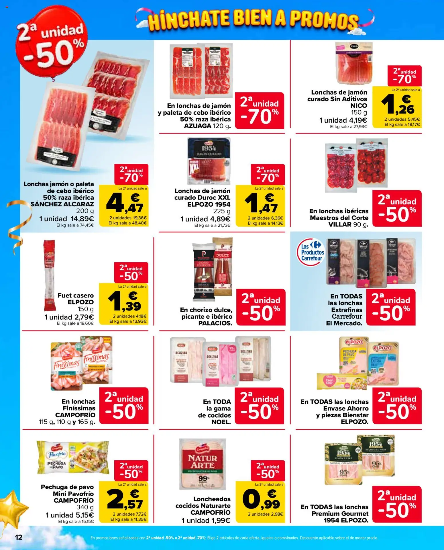 Carrefour Market folleto │ válido desde el 24/09/2026 | Página: 12 | Productos: Dulce, Jamón curado, Jamón, Pavo
