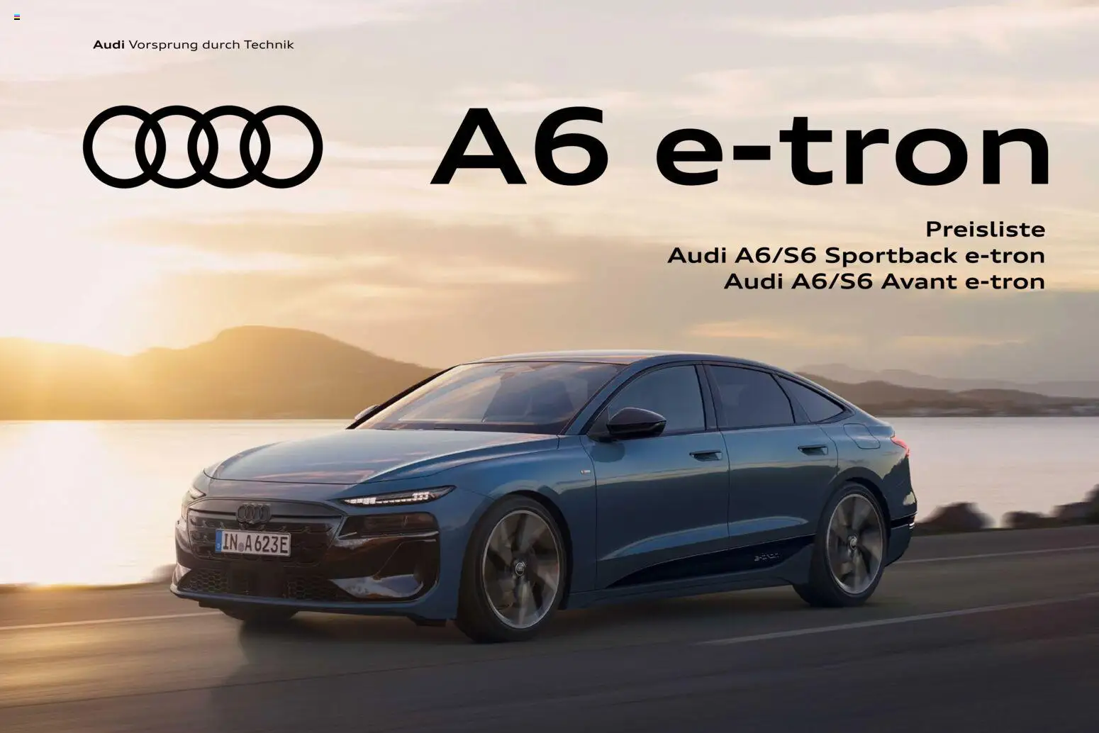 Audi A6 e-tron – gültig ab 23.06.2026 | Seite: 1