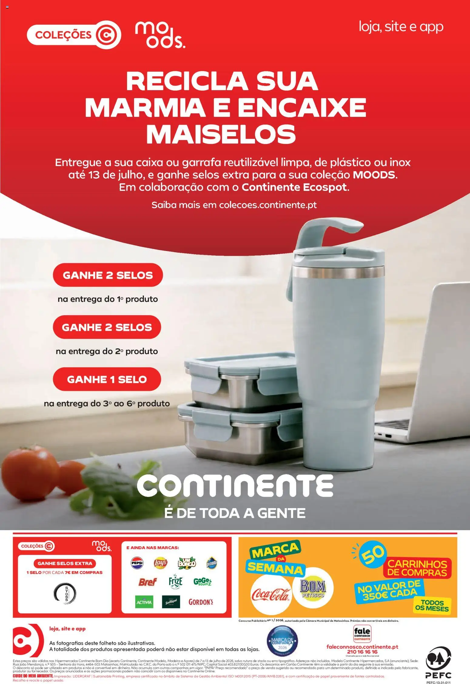 Continente Semanal Continente Bom Dia │ válido de 07/07/2026 | Página: 30 | Produtos: Caixa